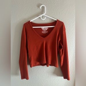 big bud press paprika v-neck